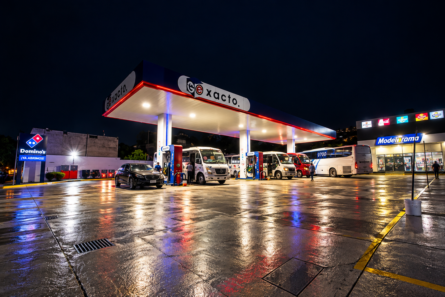 Estación Gasolineras Exacto Suc. Camino Nacional